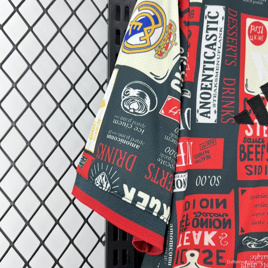2025/26 Real Madrid Doodle Board Jersey