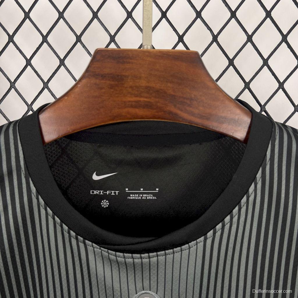 2025/26 Corinthians Black Goalkeeper Jersey