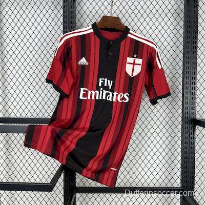 Retro 14/15 AC Milan Home Jersey