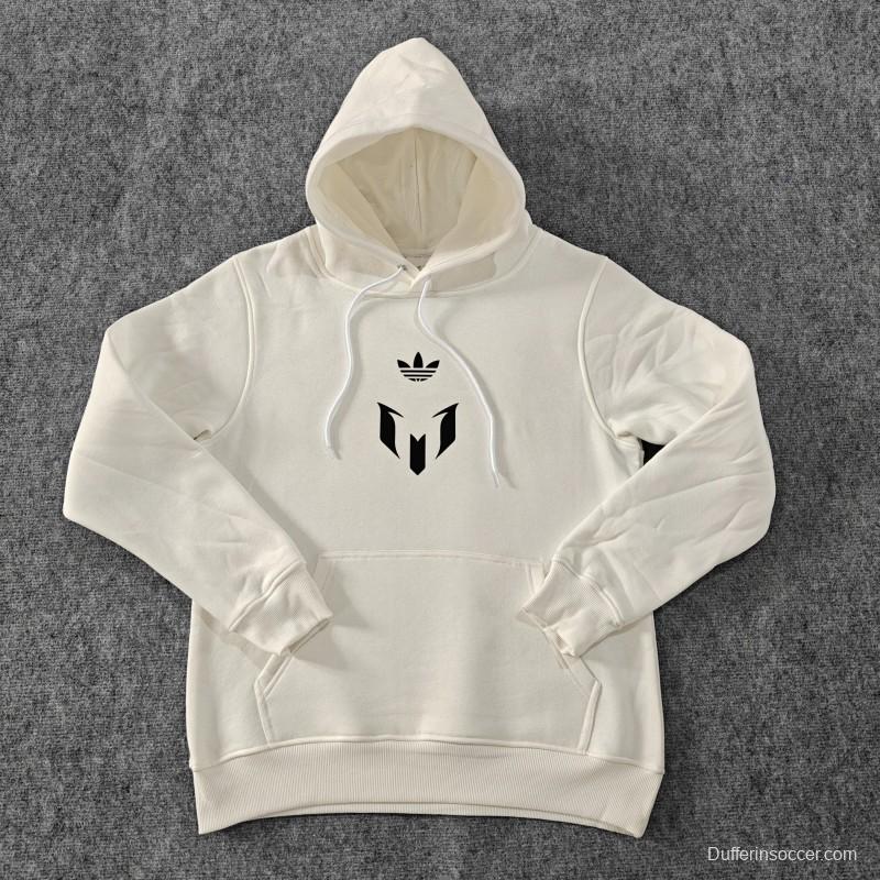 25/26 Inter Miami Messi Fleece-lined Hoodie 9 Color Full Zipper Jacket + Long Pants