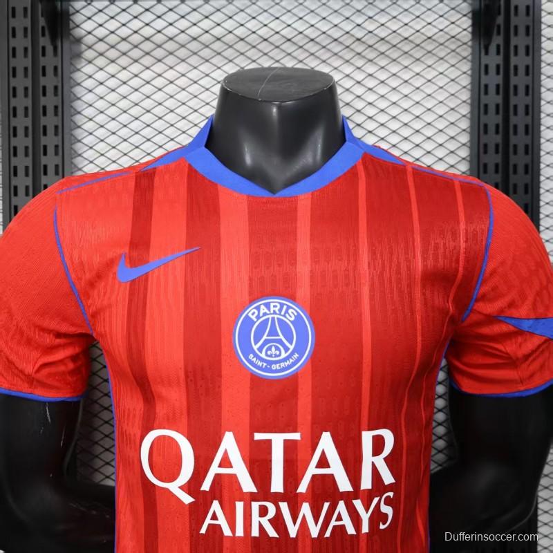 Player Version 25/26 PSG Third Red Jersey