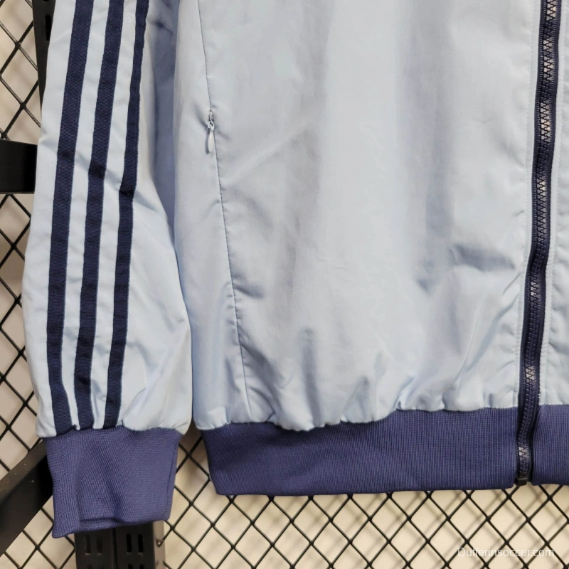 2025 Argentina Jacket Blue Windbreaker