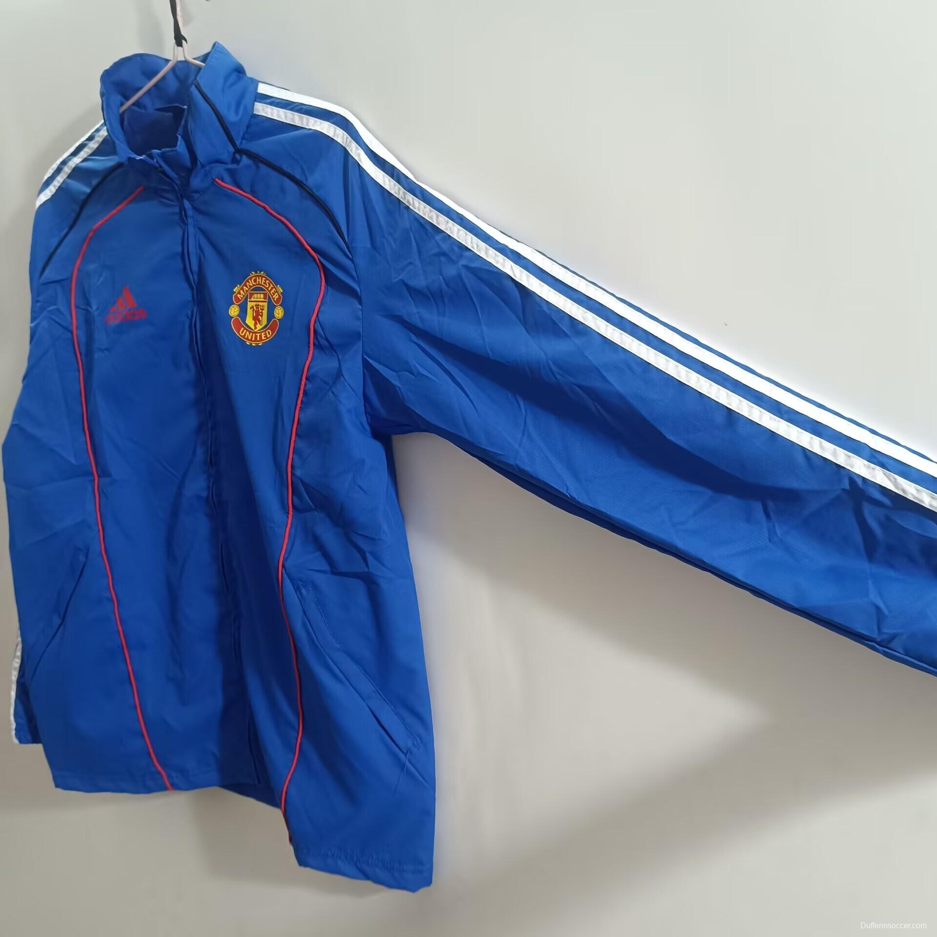 25/26 Manchester United Blue Windbreaker