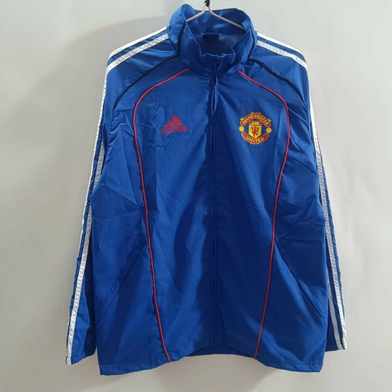 25/26 Manchester United Blue Windbreaker
