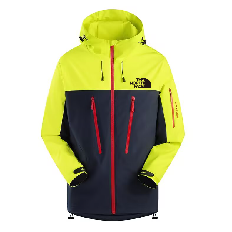 2025 The North Face Light Blue Long Waterproof Jacket