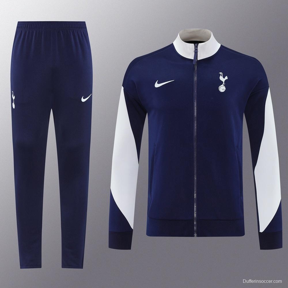 2025 NIKE Black/WHITE Full Zipper Jacket + Long Pants