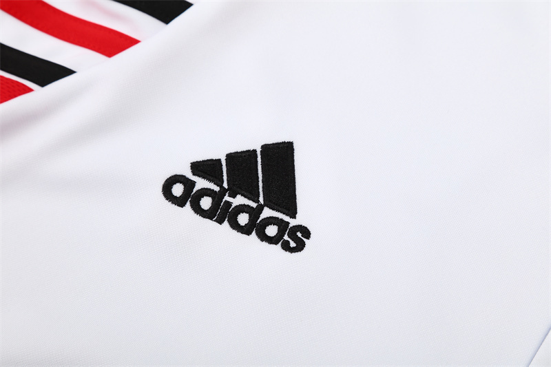 Retro 03/04 AC Milan White Half Zipper Jacket
