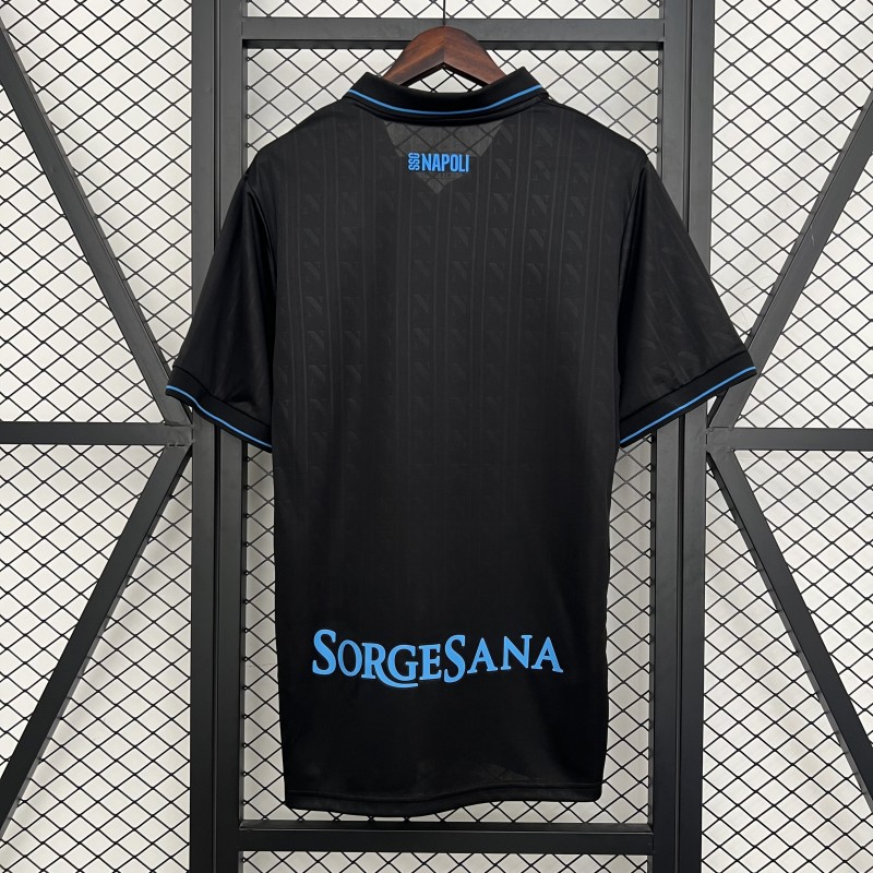 25/26 Napoli Third Black Jersey