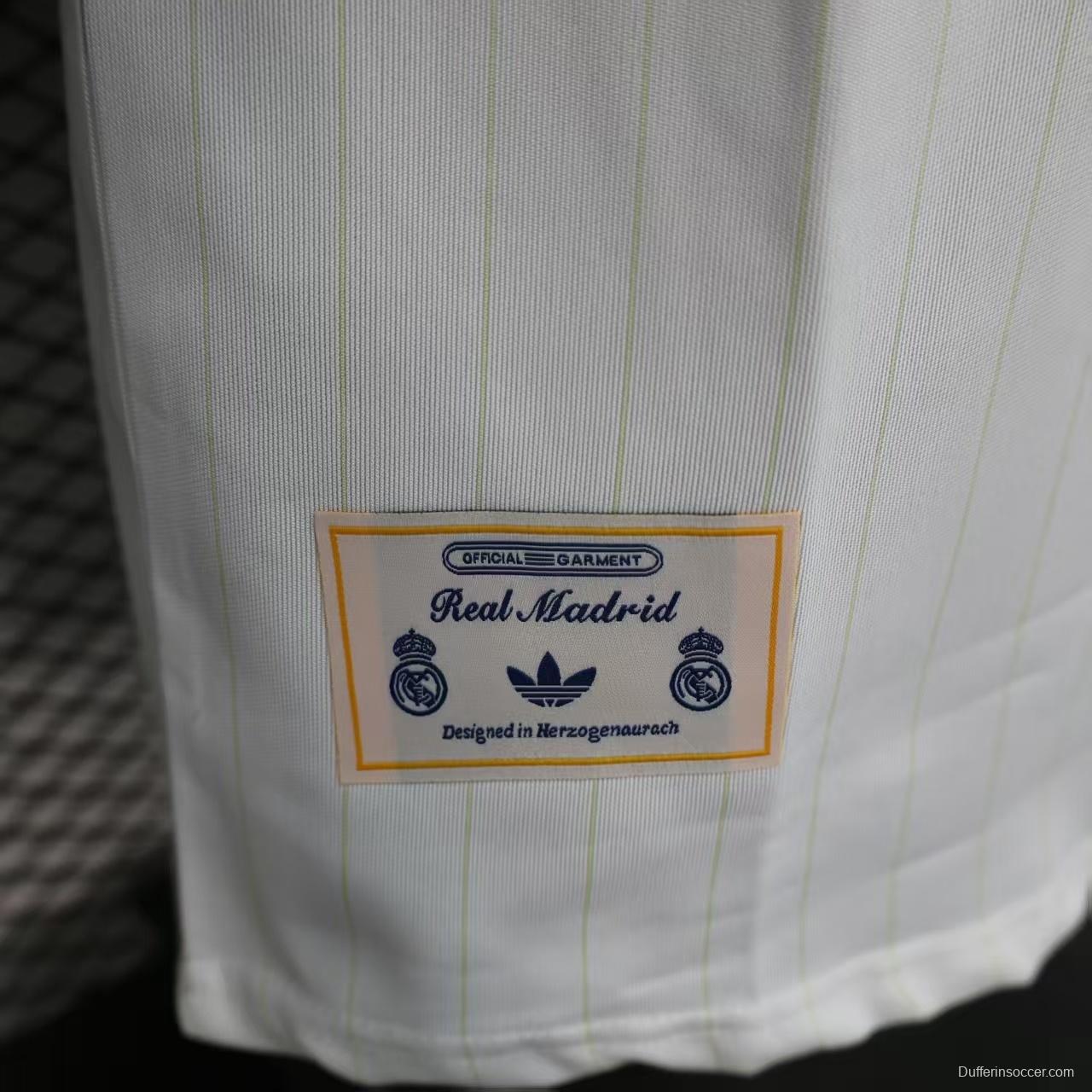 Player Version 25/26 Real Madrid White Casual Jersey