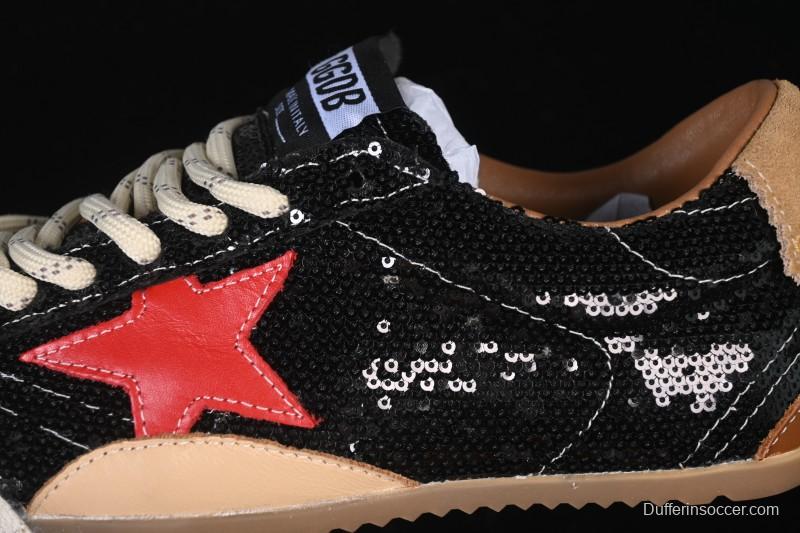 Golden Goose True Star Distressed Leather Sneakers - GGDB