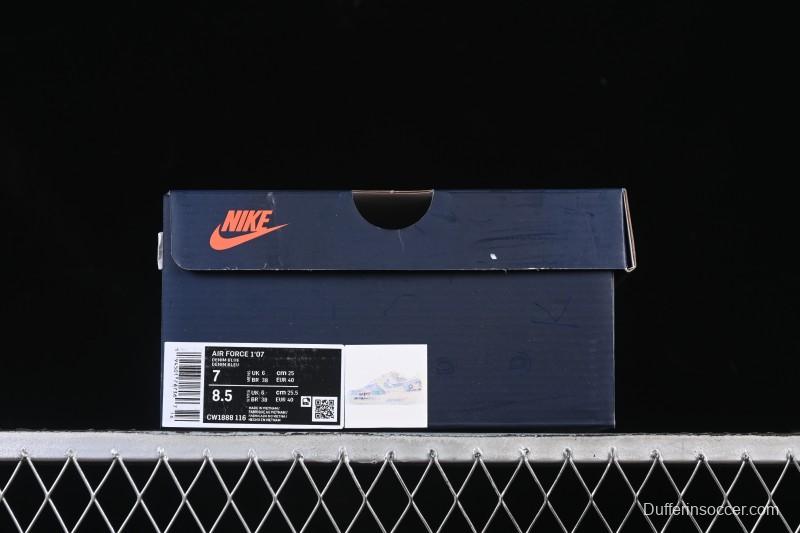 Nike Air Force 1 '07 Low Fantasy Cowboy Hand-Drawn Graffiti Casual Sneakers - CW1888-116