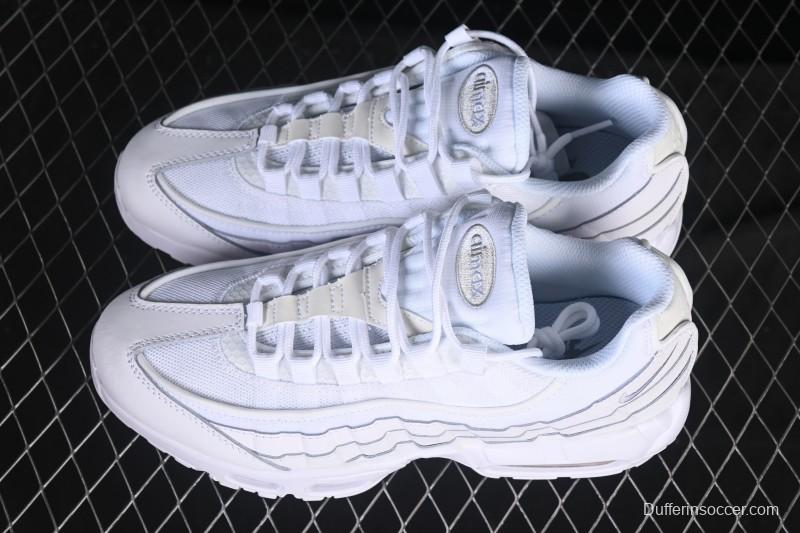 Nike Air Max 95 Retro Cushioned Running Shoes with Air Sole - CT1268-100