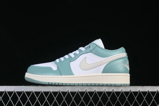 Nike Air Jordan 1 Low AJ1 Fresh Mint Green Low-Top Casual Skate Shoes DC0774-138
