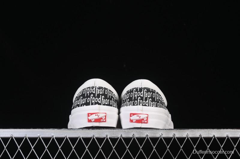 Vans Era 44 Low-Top Casual Skate Shoes with All-Over Logo Print - VN0A3MQ5PZP1