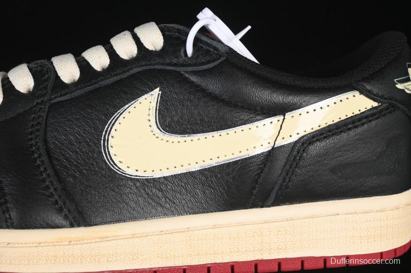 Nike Nigel Sylvester x Air Jordan 1 Low Casual Lifestyle Sneakers - IB8958-001