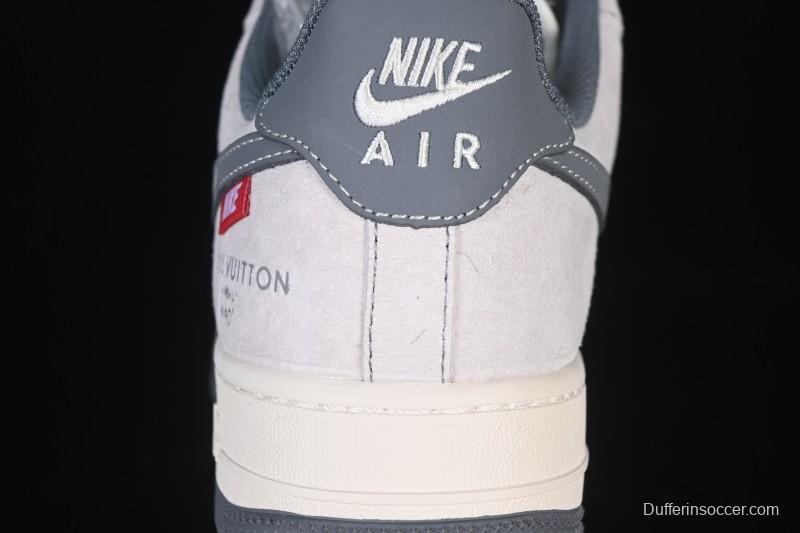 Nike Air Force 1 '07 Low LV Collaboration Grey Hook Woven Label Casual Sneakers - CX5050-Y25