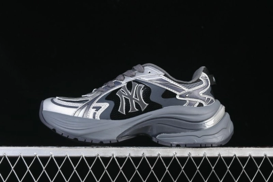 New York Yankees Chunky Curve Runner Enamel Thick Sole Casual Running Shoes - 3ARNSPE5N50SID