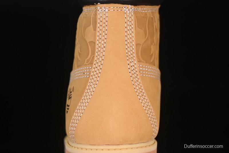 Timberland Bape Undefeated Triple Collaboration Limited Edition Waterproof Boots - TB0A1R7Y231