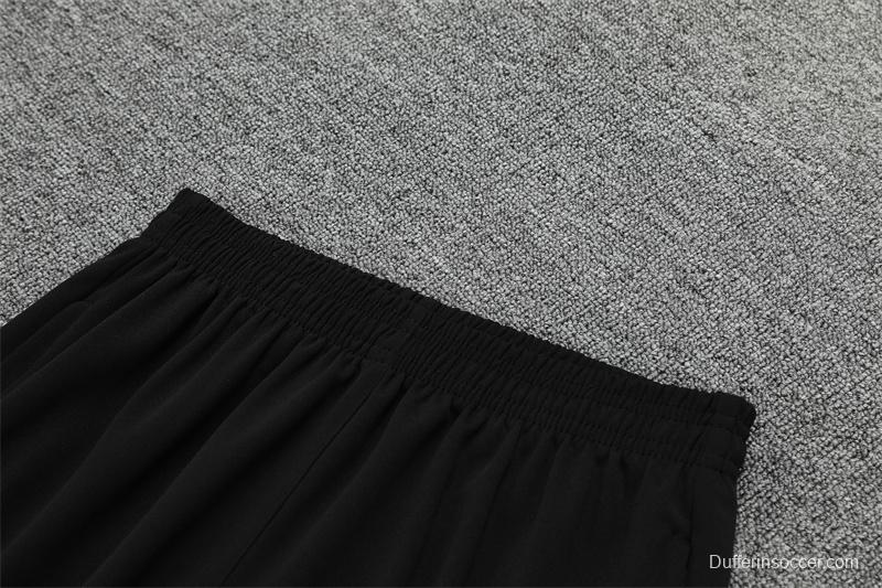 25/26 Feyenoord Red Black Camouflage Half Zipper Jacket+Long Pants