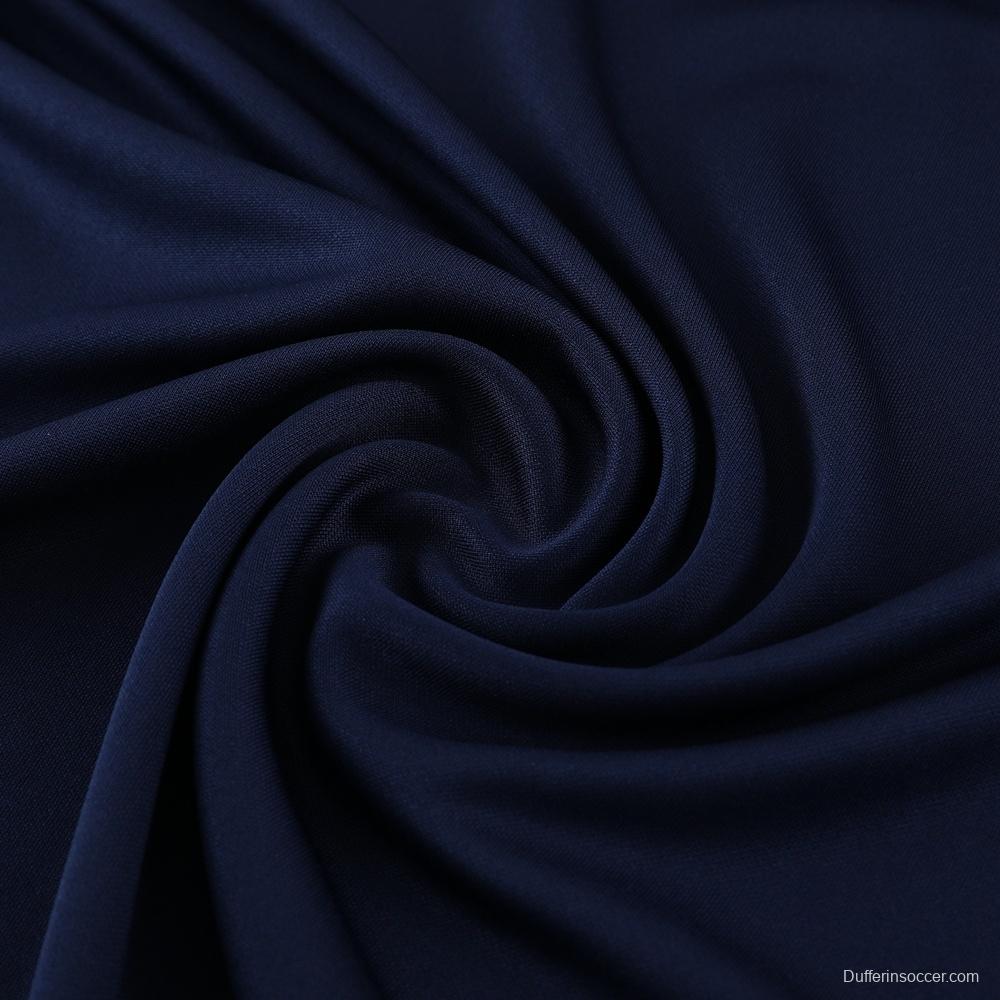 23/24 PSG Royal Blue S-2XL Half Zipper Jacket+Long Pants