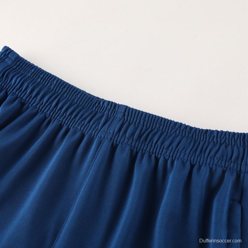 2025 Portugal Royal Blue Short Sleeve+Soccer Shorts