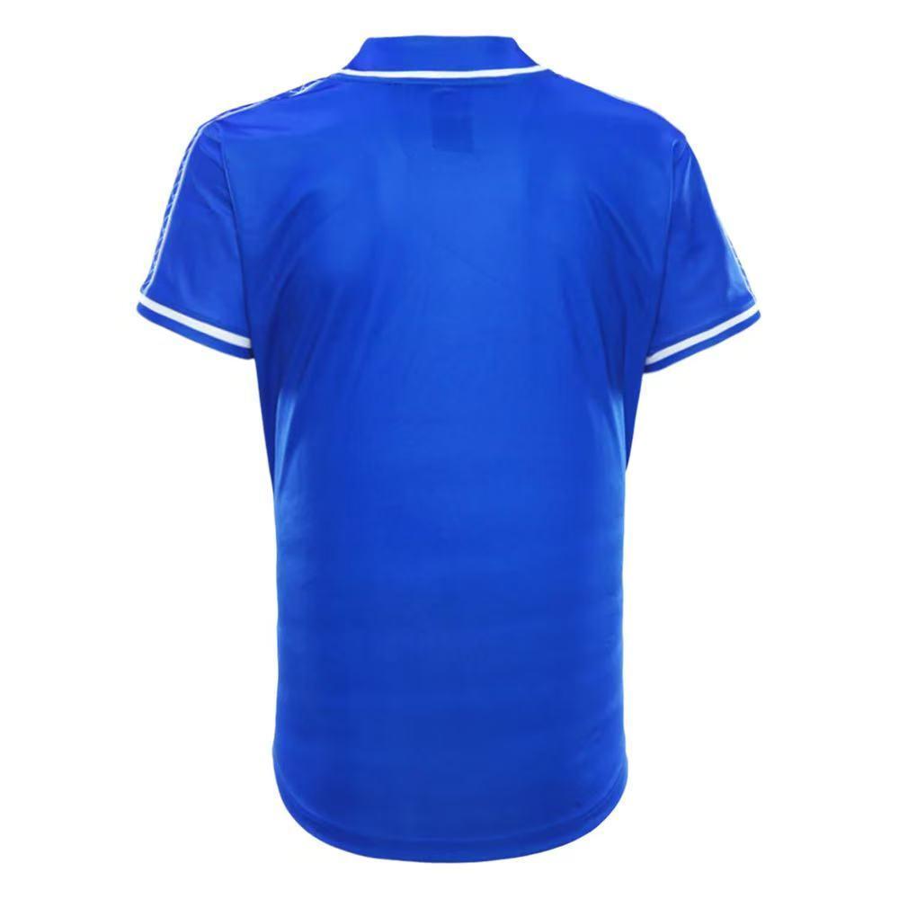 2026 Samoa  Royal Blue with Red Chevron and White Polynesian Tribal Pattern Jersey