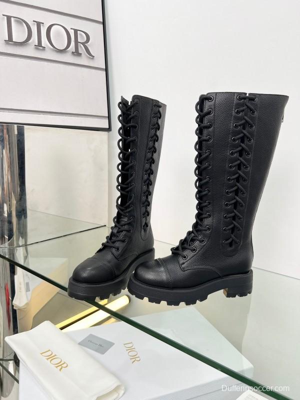 Dior 2025/SS Autumn Winter Boots Retro Work Style Internet Celebrity Boots - LY00460