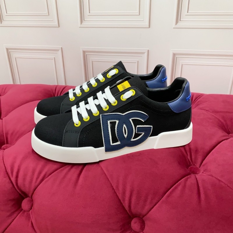 Dolce & Gabbana 2025 SS New Collection Luxury Embroidered Logo Sneakers - AS00300