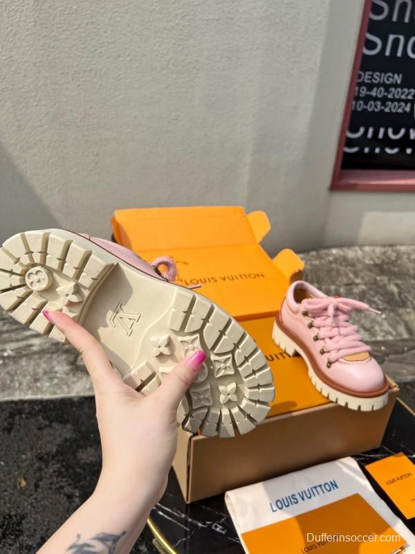 Louis Vuitton REMIX Lace-Up Derby Hiking Shoes - LY00340