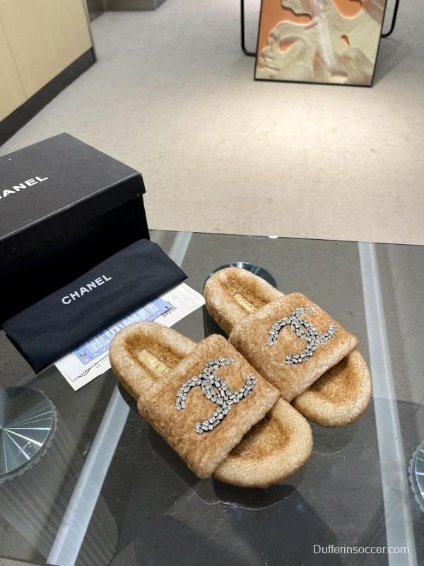 Chanel 2025 SS New Wool Slippers Soft Wool - LY00280