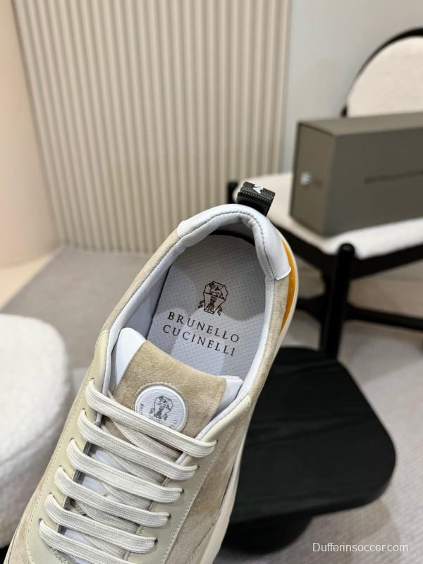 Brunello Cucinelli Casual Sneakers with Seasonal Colors and Leather Lining - KFY00320