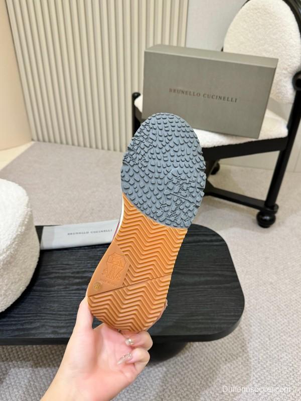 Brunello Cucinelli Casual Sneakers with Seasonal Colors and Retro Design - KFY00320