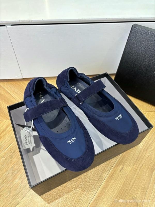 Prada 2025/SS Metal Toe Thin Sole Training Shoes Casual Footwear - LY00260