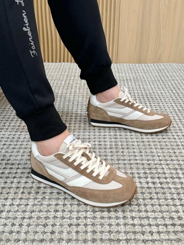 TOM FORD 2025 Spring Summer Fashion Casual Shoes with Classic Color Blocking and Imported Leather Insole - AS00350