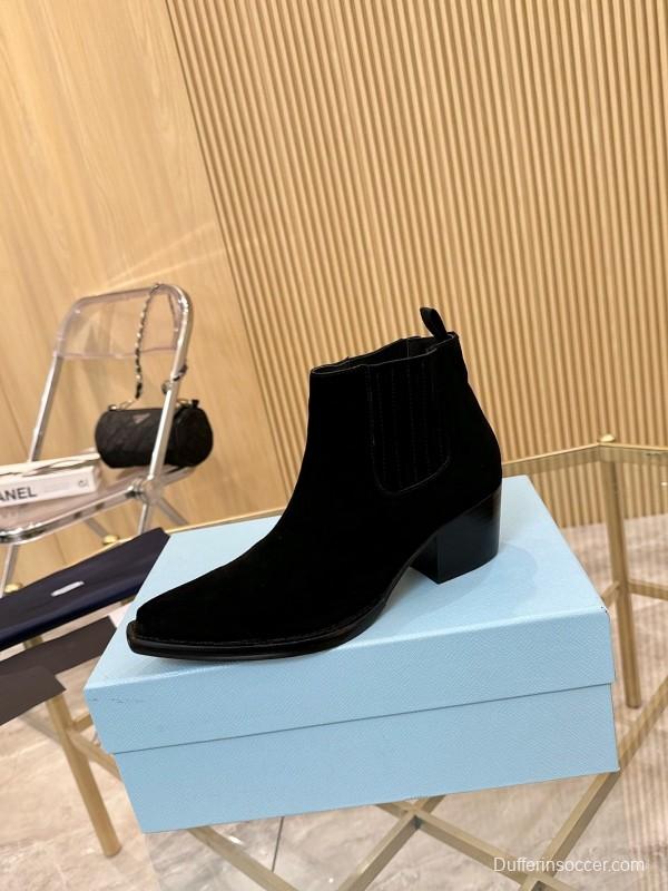 Prada Classic Pointed Toe Boots - LY00310