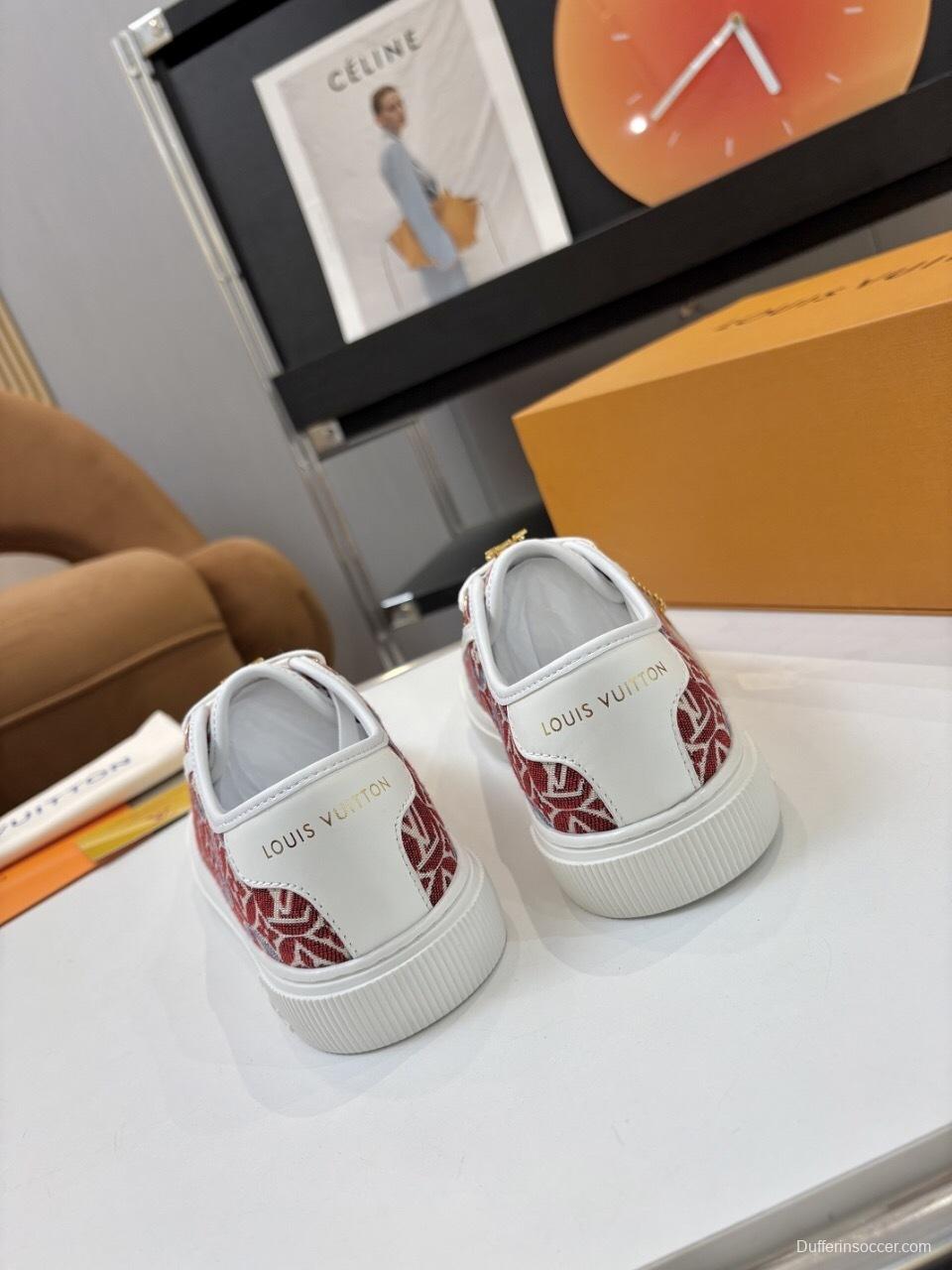 Louis Vuitton Lagoon Series Denim Sneakers with Buckle - AS00300