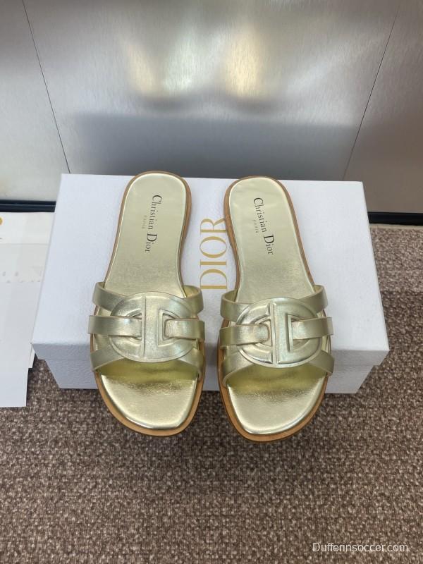 Dior D-Club Jelly Color Hollow Layered Cross-Strap Women Sandals - KFY00280