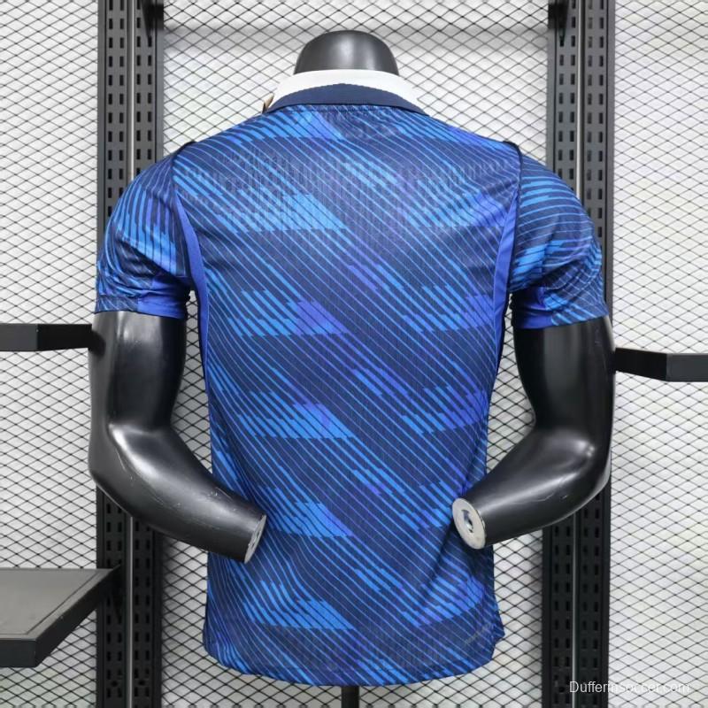 Player Version 2025 France Home Navy Blue Jersey