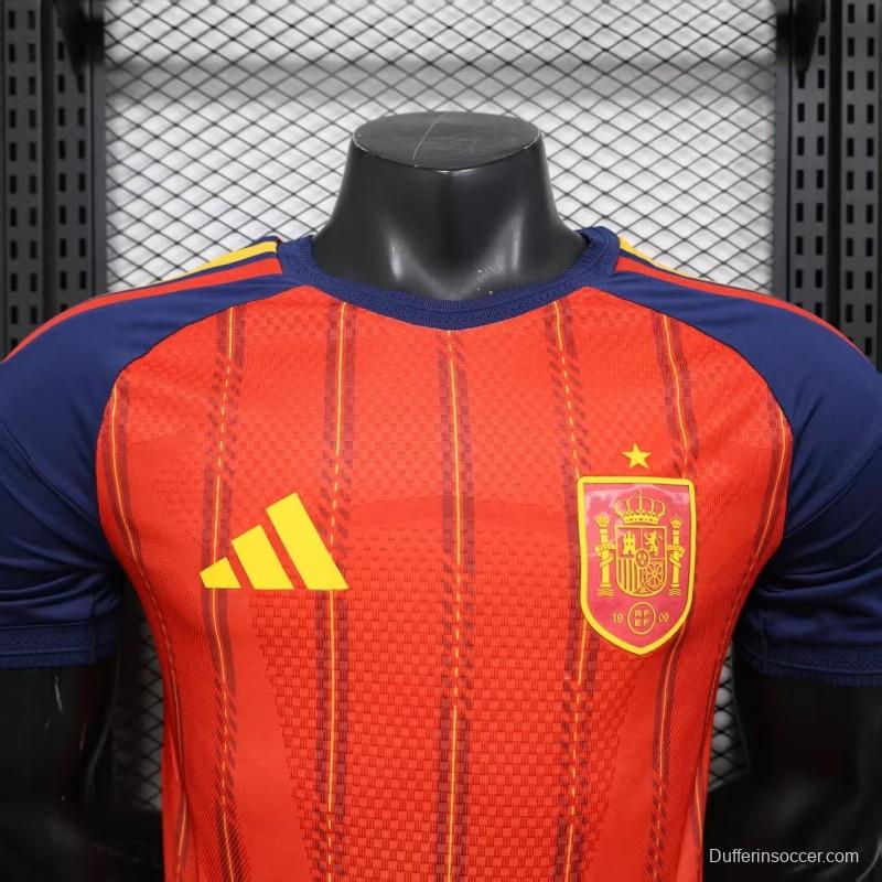 Player Version 2026 Spain Home Jersey