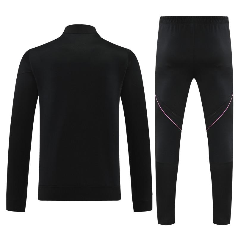 25/26 Juventus Black FULL Zipper Jacket Tracksuit +Long Pants
