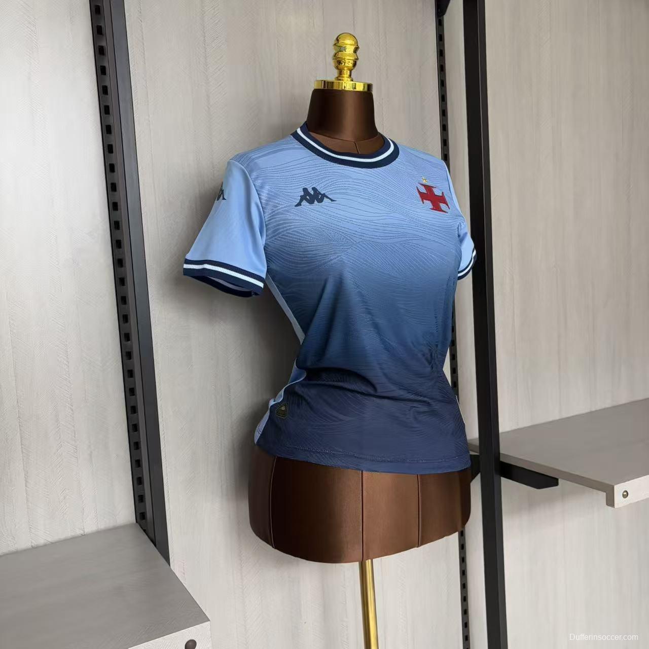 25/26 Women Vasco Da Gama Goalkeeper Blue Jersey