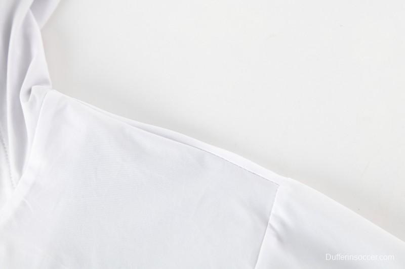 25/26 Real Betis White Black Green  Full zipper Jacket Tracksuit+ long pants