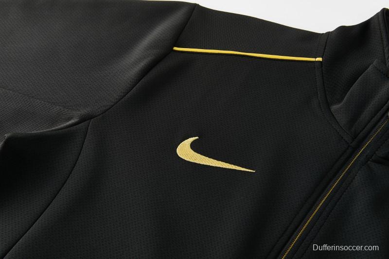 2026 NIKE Black Full Zipper Jacket + Long Pants