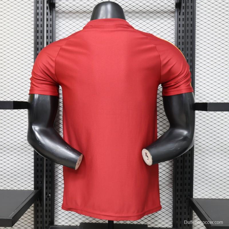 Player Version 2026 AS Roma x Adidas Originals Retro Deep Red Home Jersey