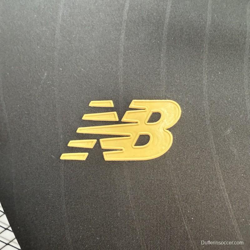 Player Version 26/27 Deportivo Toluca FC New Balance Away Black Gold Jersey