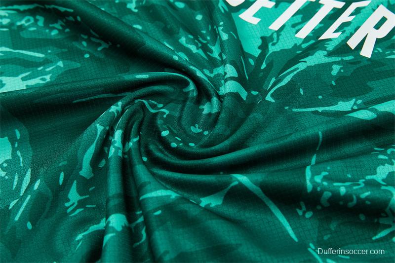 2026 Real Madrid Green Camouflage  Short Sleeve+Soccer Shorts