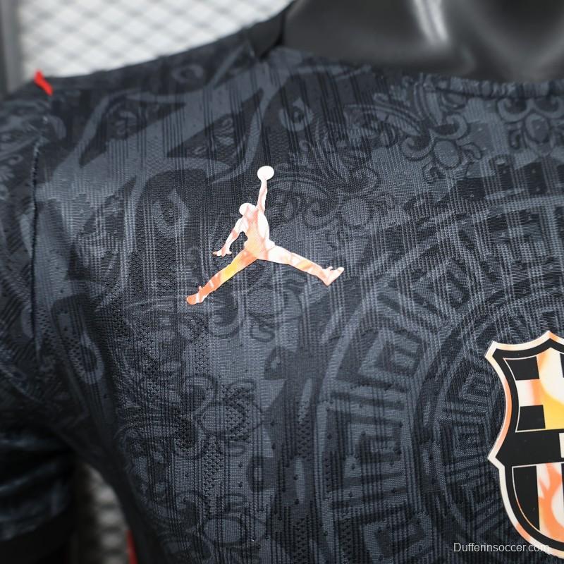 Player Version 26/27 FC Barcelona Dark Black & Red Special Edition Jersey