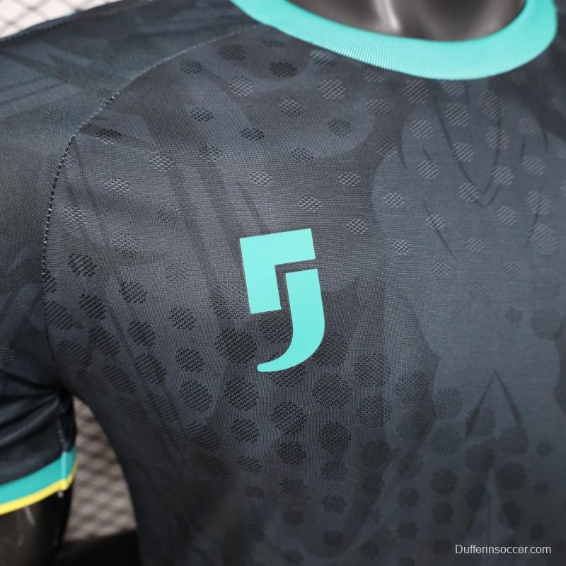 Player Version 26/27  Brazil  Charcoal Black & Mint Teal  Special Edition Jersey
