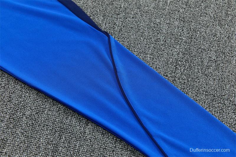 2026 Inter Milan Royal Blue Half  Zipper Jacket Tracksuit + Long Pants (Nike)