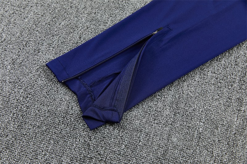 2026 Inter Milan Dark Navy Blue Half Zipper Jacket Tracksuit + Long Pants
